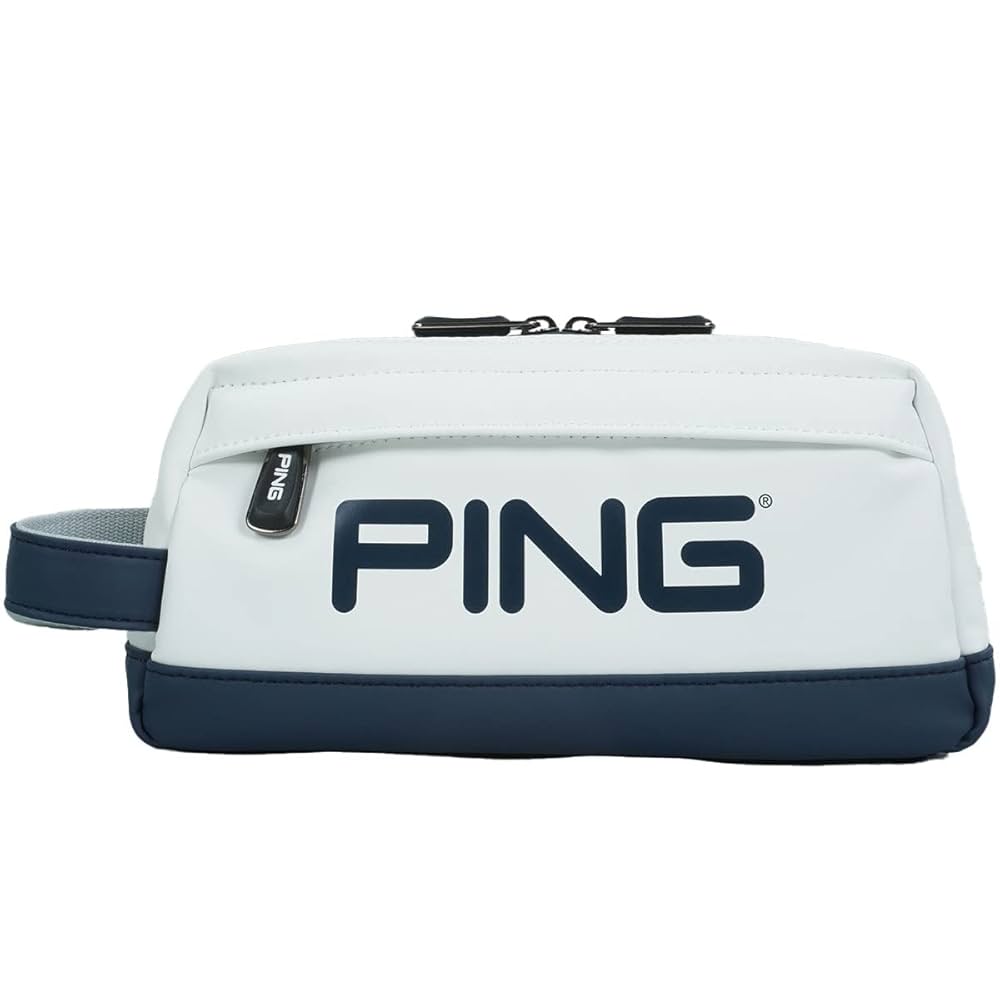 ping 小型ホワイトバッグとポーチセット ping 小型ホワイトバッグとポーチセット